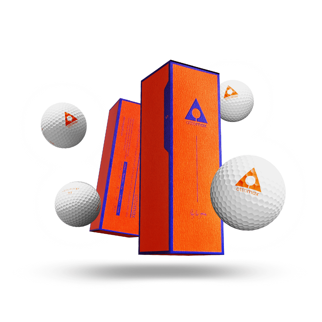 Attomax Golf Balls (Soft) - Half Dozen - ATTOMAX®