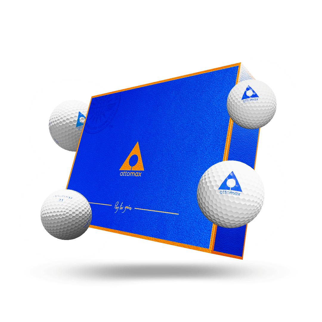 Attomax Golf Balls - Strokes less to the green Attomax Golf Balls - Strokes less to the green